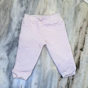 Janie and Jack Quilted Baby Pants in Light Pink Sz 6-12 months